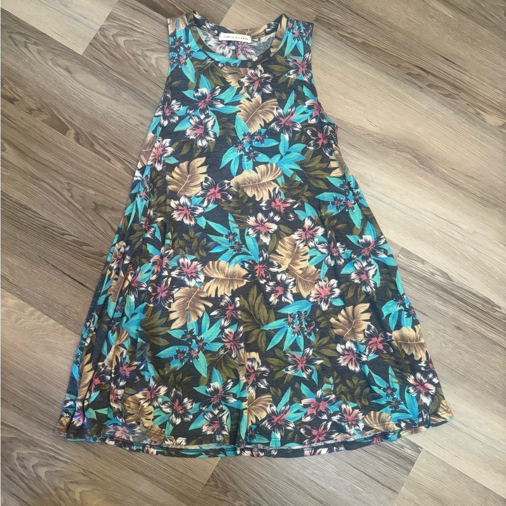 Chris & Carol Floral Mini Dress